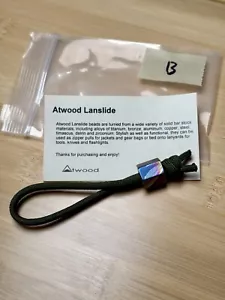 Peter Atwood Mini Hexy Zircuti Rainbow Ano Lanslide Bead Lanyard 🌈 Zr Titanium - Bild 1 von 2