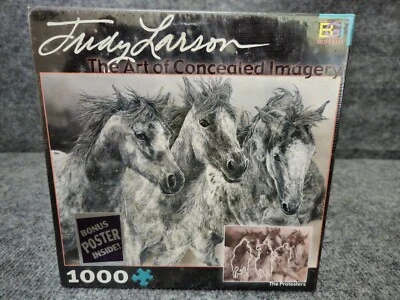 Buffalo Games 1000 Piece Puzzle Judy Larson THE PROTESTERS - Image 1 of 4