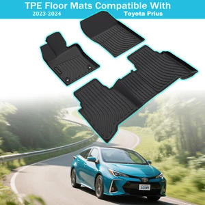 for 2023-2024 Toyota Prius LE/ XLE/ Limited TPE All-Weather Mats 3D Floor Liners - Bild 1 von 16