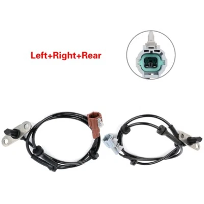 2 Pair ABS Wheel Speed Sensor For 2005-2010 Nissan Frontier Rear Left Right Side — 第 1/4 张图片