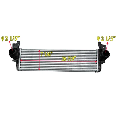 Intercooler Fits 16-2022 Chevy Colorado GMC Canyon 2.8L DIESEL Turbocharged Foto 1 de 4