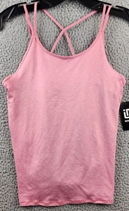ID IDEOLOGY Core Tank Top Big Girls' XL Wild Rose Sleeveless Criss-Cross Back - Picture 1 of 12
