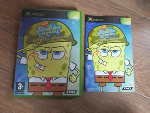 Bob Esponja Pantalones Cuadrados Batalla por la Parte Inferior de Bikini Original Xbox pal - Imagen 1 de 4