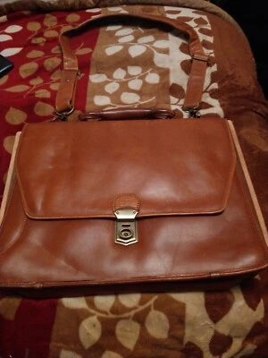 Maletín Wilson de cuero genuino - Messenger Foto 1 de 4