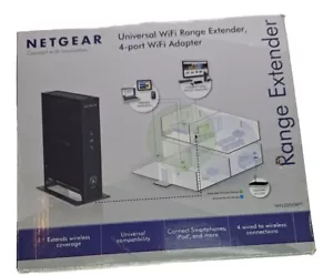 Netgear Universal WiFi Range Extender Model WN2000RPT-111NAS With Manual - Picture 1 of 5