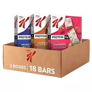 Kellogg's Protein Meal Bars, Meal Replacement, Bulk Protein Snacks, Variety Pack - Picture 1 of 10