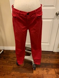 Pantaloni chino alla caviglia con gamba skinny "Red Burn" marca J, taglia 30 - Foto 1 di 8