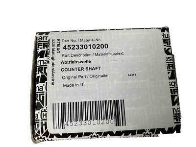 Nuevo contraeje KTM 45233010200 2009-2022 KTM 50sx 50SX 50SX Mini OEM Foto 1 de 2