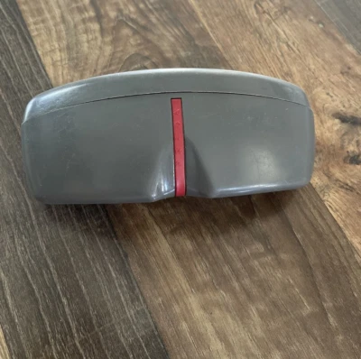 PRADA 1990s Vintage Gray Plastic Sunglasses Case - Image 1 of 4