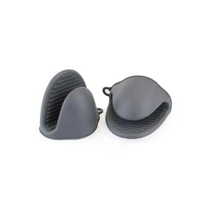 Midz - Silicone Oven Mitts - Dark Grey - Picture 1 of 3