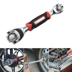 Car Repair Wrench Torque Socket 360° Spanner Hand Tool Spline Bolts Multitool - Foto 1 di 8