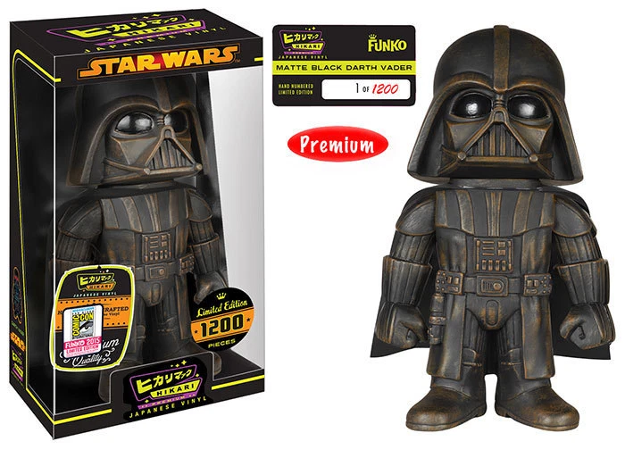 FUNKO Hikari Sofubi Star Wars Darth Vader Matte Black 19 CM Limited Edición - Imagen 1 de 1