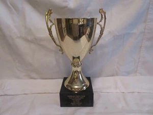 Loving Cup Trophy Award Tomball Gun Club 2002 2. Platz - Black Marble Base - Bild 1 von 4
