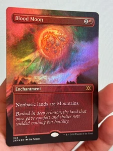 1X FOIL Blood Moon BORDERLESS MINT MTG Magic 2XM Double Masters VIP Modern EDH - Bild 1 von 4