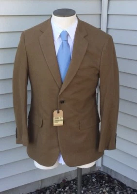 NWT-Bills Khakis Bills TKSJ-TKHS The Khaki Suit  Blazer DARK KHAKI Size 40R - Image 1 of 4