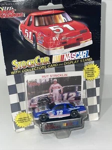 RACING CHAMPIONS INC,#12 HUT STRICKLIN, STOCK CAR WITH COLLECTORS CARD AND STAND - Picture 1 of 3