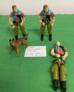 Law & Order 1987 GI Joe Hasbro Vintage Actionfigur (3) M.P. & (1) K-9 Hund  - Bild 1 von 11