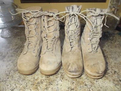 Lote de 2 Botas de Combate Bates Desert Tan 6.5 XW Clima Temperado Gore-Tex E33100B - Imagem 1 de 4