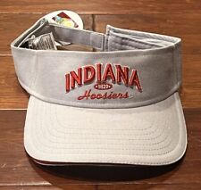 Captivating University Of Indiana Hoosiers Red Adult OS Sun Visor Hat Cap NWT