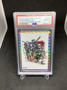 2023 StarWars Galaxy “Reimagined” Art Galactic Visi Wave Alpha 1/35 PSA 10 POP 1 - Picture 1 of 2