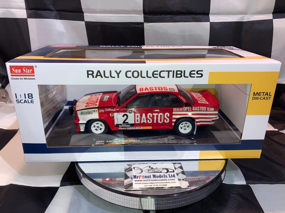 1:18 Sunstar H5375 Guy Colsoul Opel Ascona B 400 #2 1st Lotto Haspengouw 1982 - Image 1 of 4