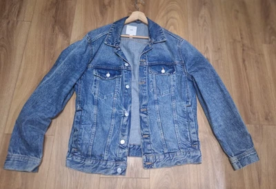 H&M джинсовая куртка мужская средний синий водитель грузовика стиль L.O.O.G - Изображение 1 из 4