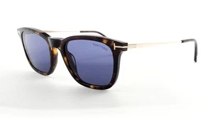 TOM FORD TF 0625 ARNAUD Sunglasses 52V Havana /Blue lenses 53 new - Picture 1 of 4
