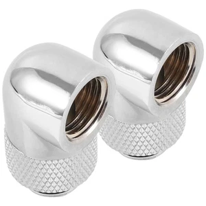 2 Pcs Computer Water-cooled Elbow Cooling System Rotary Adapters - Afbeelding 1 van 10
