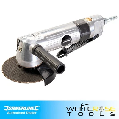 Silverline Air Angle Grinder 100mm Pneumatic Cutting Grinding Tool 196512 - Изображение 1 из 4