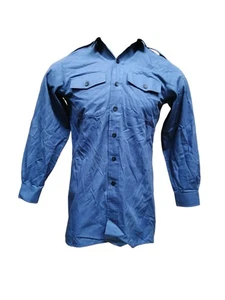 Royal Air Force Working Dress Shirt Long Sleeve Male Blue RAF Occasion Smart - Picture 1 of 4
