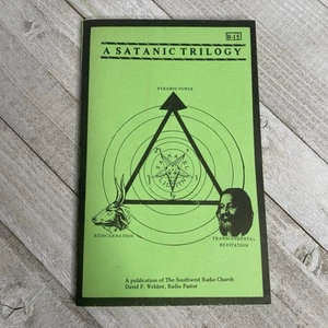 A Satanic Trilogy David Webber 1975 Southwest Radio Church Reincarnation Pyramid - Picture 1 of 10