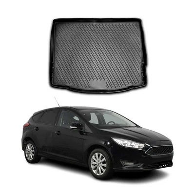 For Ford Focus 2012-2018 OMAC 2608250 Classic Black Cargo Liner Foto 1 de 4
