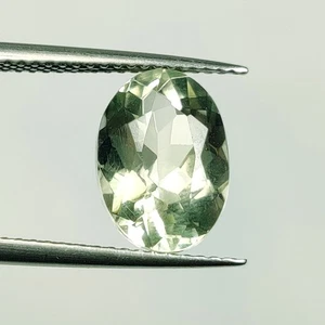 3.62 Ct Natural Green Amethyst High Luster Oval Shape - 8387 - Picture 1 of 2