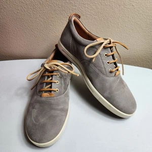 ECCO Herren |US9/EU42| Grau Nubuk Perforiert Eisner Retro Schuhe - Bild 1 von 11
