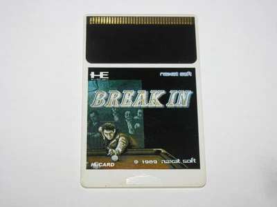 Break In PC Engine HuCard Japan import card only US Seller - Image 1 of 2