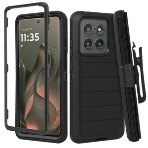 For Motorola Edge 2025 Case Cover Shockproof Series Fits Defender Belt Clip - Picture 1 of 48