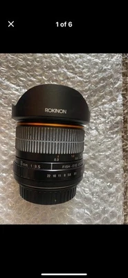 Lentes Rokinon para cámara, mejor oferta  Foto 1 de 4