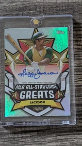 2025 Topps All Star Game Greats Auto Foil #ASGGA-RJ Reggie Jackson SSP 29/50 - Picture 1 of 15