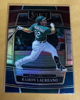 2022 Panini Select - Concourse Ramon Laureano #39 Tri-Color Prizm Athletics - Image 1 of 2