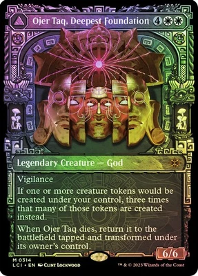 MTG FOIL Ojer Taq, Deepest Foundation // Temple of Civilization  - The Lost - Image 1 of 2