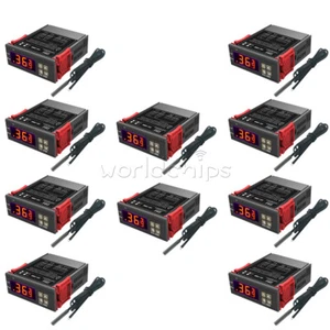 10PCS STC-1000 All-Purpose Temperature Controller Thermostat Aquarium W/ Sensor - Picture 1 of 12