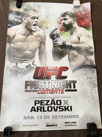 UFC Fight Night Brazil poster Pride FC Rare Bigfoot Silva Arlovski Ponzinibbio Cover