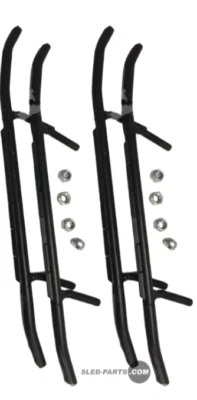 (2) Pairs of 6" carbide for Ski-Doo Pilot ski (4 carbides as show) - Image 1 of 3