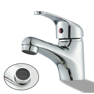 Rubinetto lavabo cromato bagno miscelatore monocomando lavabo cascata waterhah - Foto 1 di 8