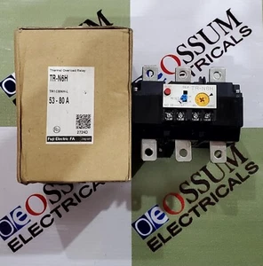 FUJI ELECTRIC TR-N6H THERMAL OVERLOAD RELAY RANGE 53-80AMP FREE FAST SHIPPING - Picture 1 of 5