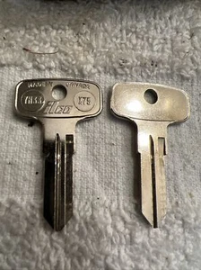 Lot Of 2 New Ilco Yamaha X75 or YH33 Key Blank- Fits Outboards, ATV, Polaris - Picture 1 of 2