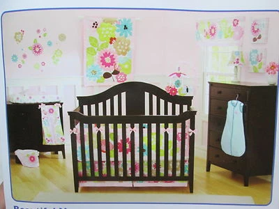 Nueva Sábana Ajustable Verano Infantil PETALS Cuna 28x52 - Flor Nueva en Paquete Foto 1 de 4