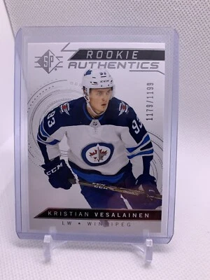 2018-19 SP Rookie Authentics Retail /1199 Kristian Vesalainen #127 Rookie RC - Image 1 of 2