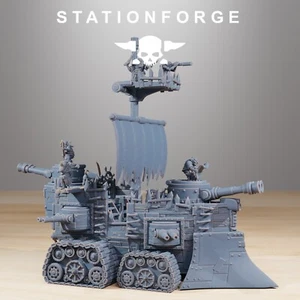 Orc Gob Short Pearl Battle Ship, Gobboz, Stationforge - Picture 1 of 6