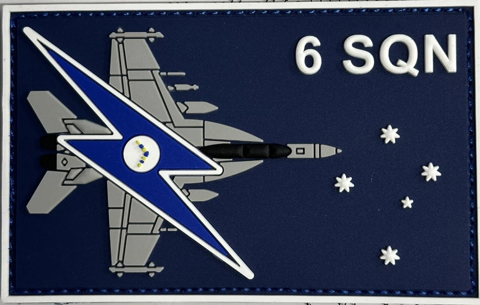 6 Squadron EA-18G RAAF Air Force PVC Patch Australia - image 1 of 1
